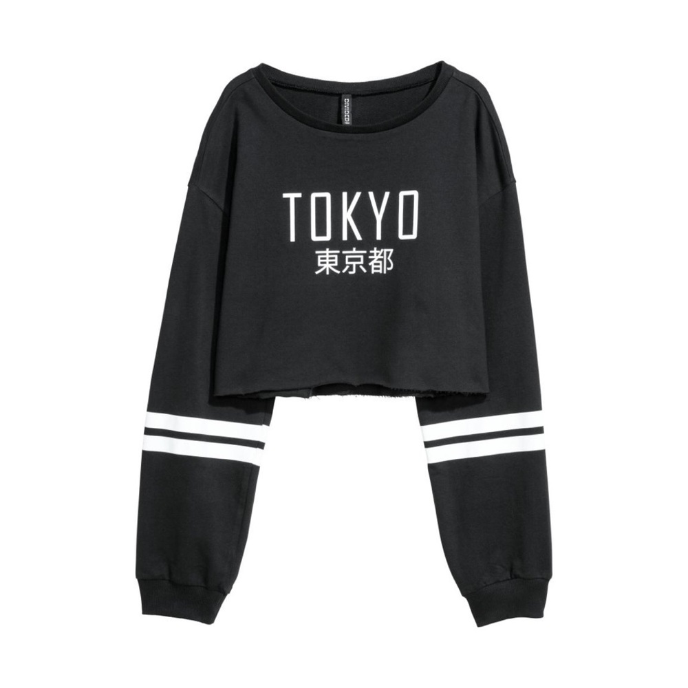 Divided Tokyo Japanese Crop Top